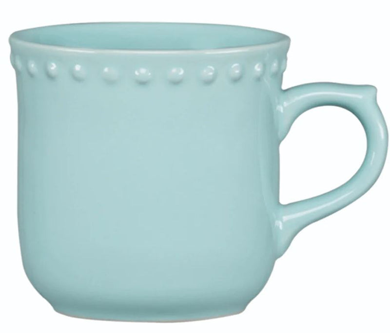 Taza 290 ml Emboss Mauve Baby Turquoise Cns Caja c/24 piezas