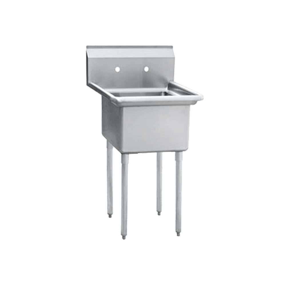 Fregadero de una tarja central sin escurridero MRSA-1-N Mixrite/Sobrinox