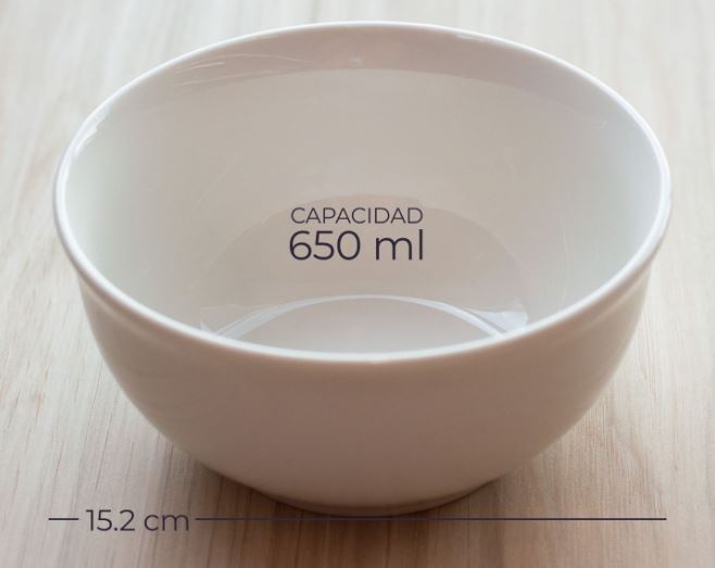 Loza BH Plato Ceramica Bowl 6" BH