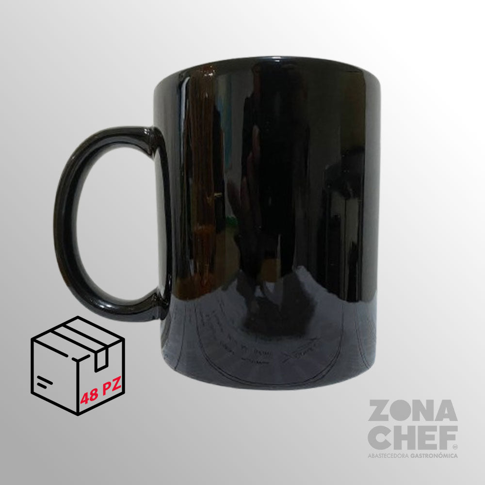 Taza ceramica Negra 11 oz  BH C/48 piezas