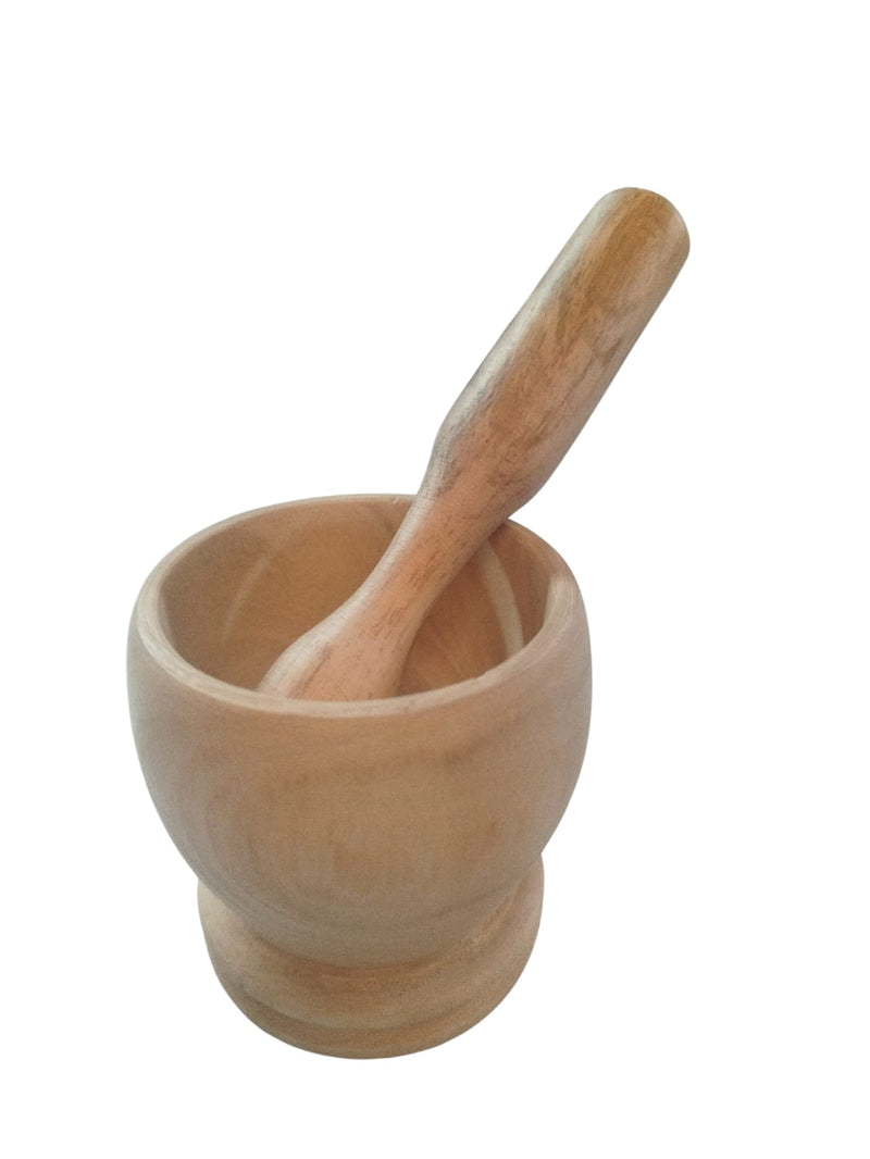 Mortero con Macerador Madera Madroño  Fabricación Artesanal OZNOX