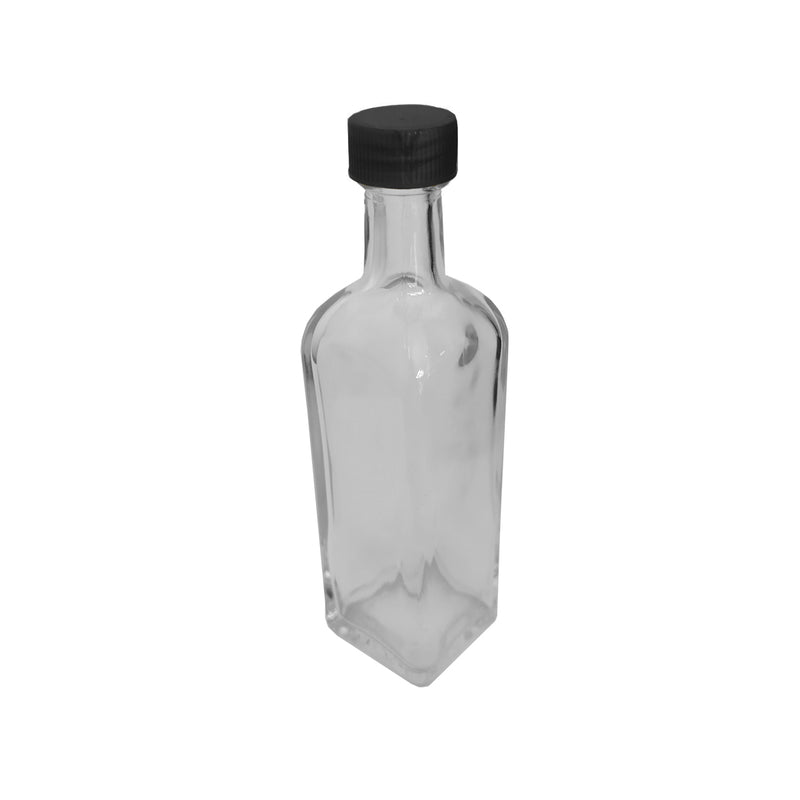 Botella Marasca de 60ml de Cristal Caja de 120 pzas con Tapa Lp