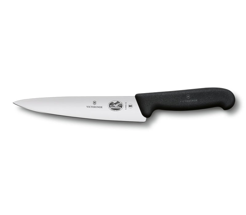 Cuchillo para Trinchar de 19 cm Fibrox Negro Victorinox