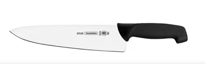 Cuchillo para chef 12" Profesional negro Tramontina