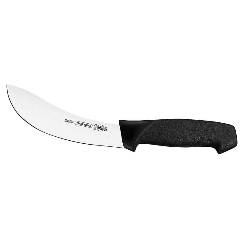 Cuchillo Despellejar Curvo de 6" Negro Tramontina