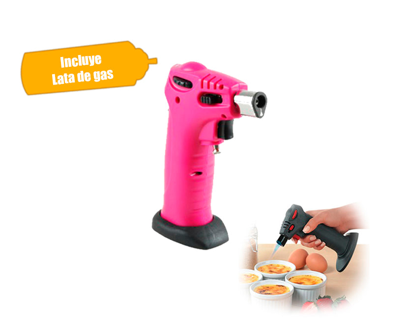 Soplete Mini Torch Flameador con Seguro para Gas