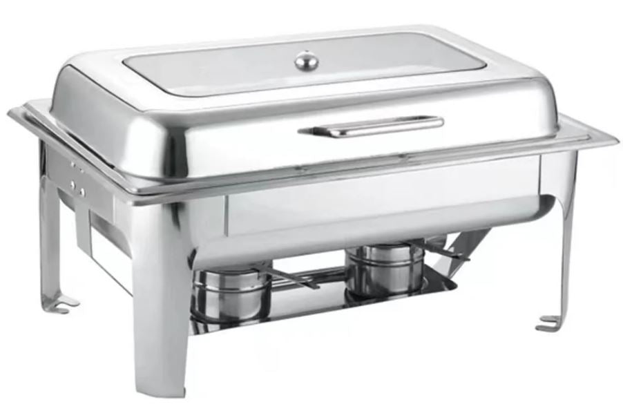 Chafer de Lujo Rectangular 9 lt Trv – ZONA CHEF