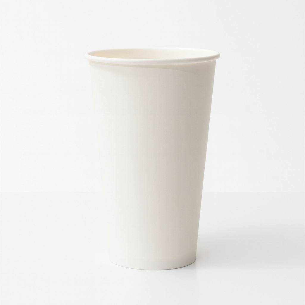Vaso Biodegradable blanco para bebidas calientes 32 oz c/ 500  pzas
