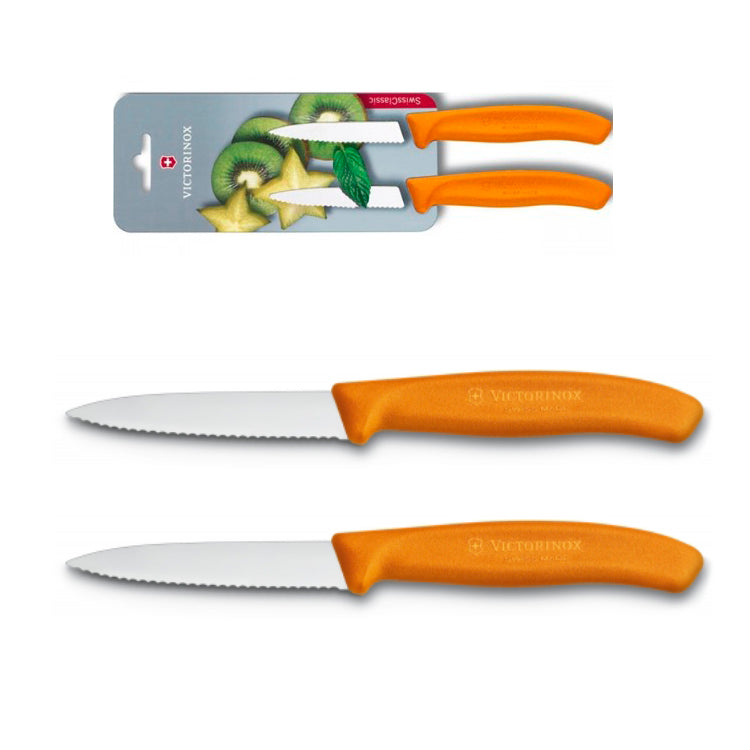 Set de 2 Cuchillos Mondador Dentado Victorinox