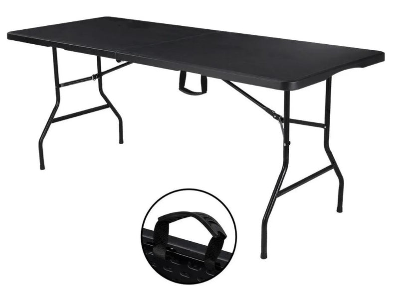 Mesa plegable Color Negro  Portafolio 1.80 BH