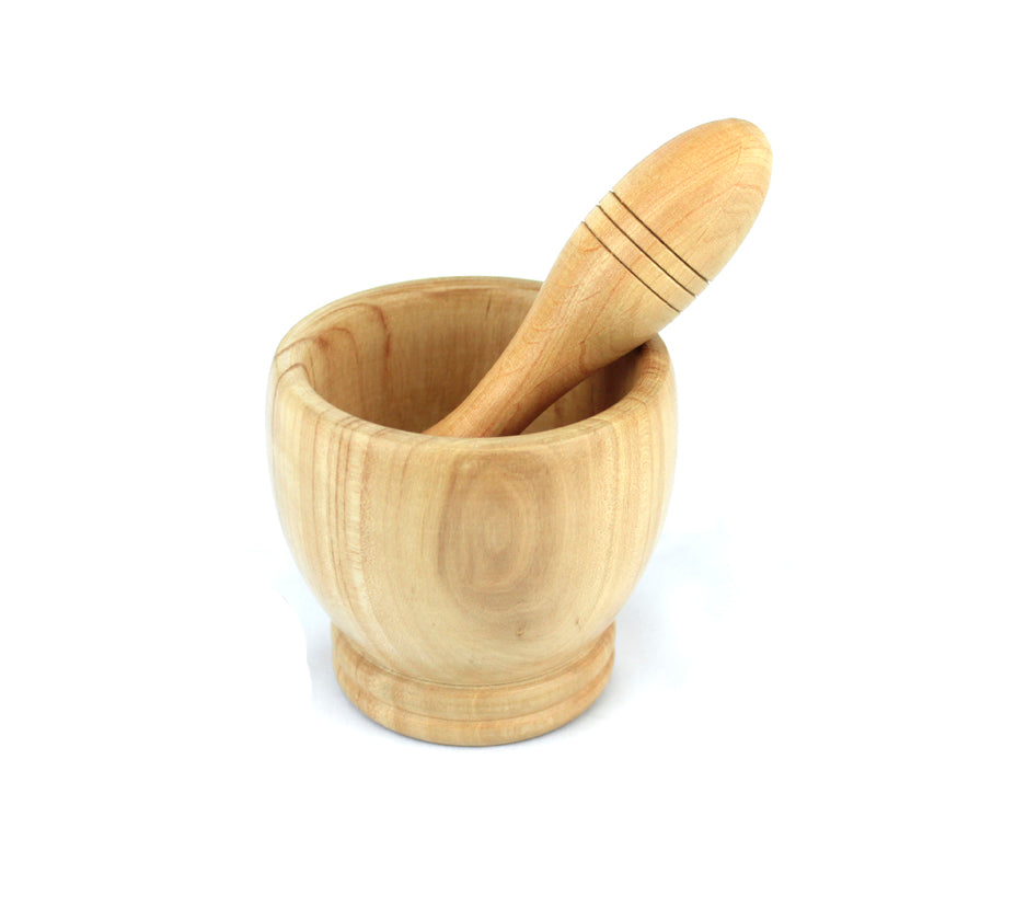 Mortero c/Macerador de Madera Madroño Grande  OZNOX