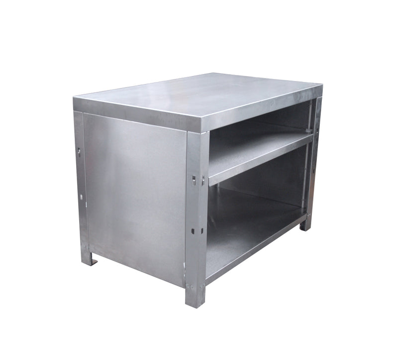 Gabinete SAN-SON Linea Armada Acero Inox. 1.2 x 0.76 x 0.90 mts Piso y 2 Entrepaños