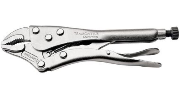 *Pinza de presion 10" Tramontina Curva*