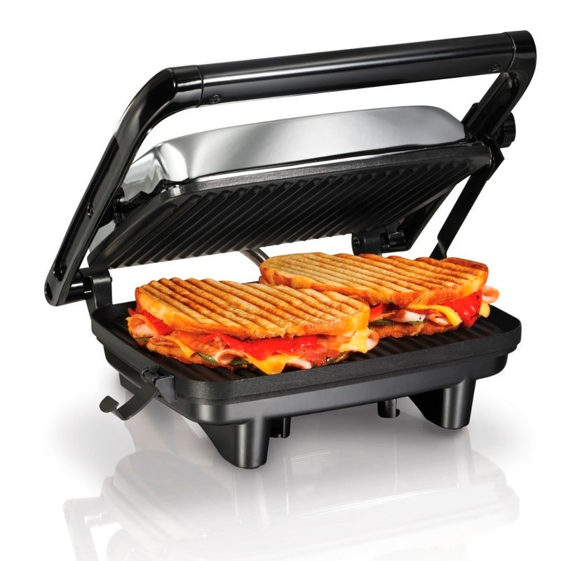 Parrilla Electrica para Panini Domestica Hamilton Beach 25460Z Gourmet SES