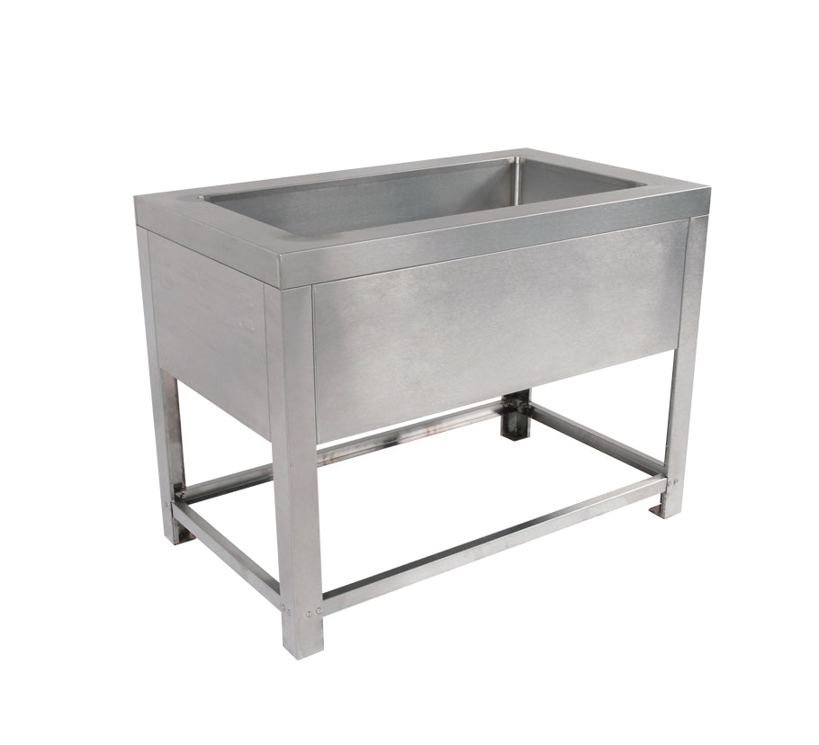 Mesa Fria SAN-SON a Hielo Acero Inox Sin entrepaño 1.5 x 0.76 x 0.90 mts