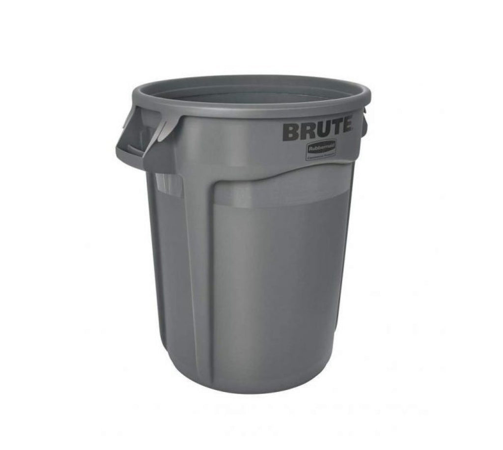 Bote para exteriores c/ tapa 121 lts Rubb Brute