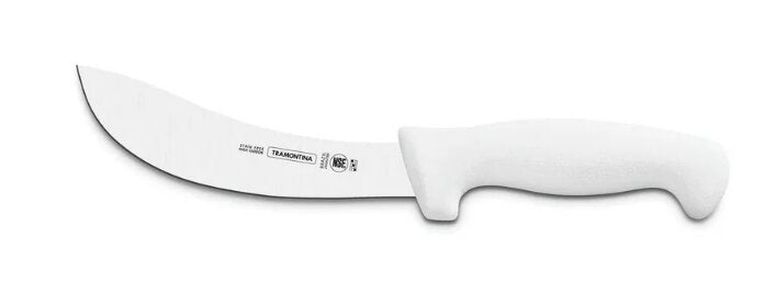 Cuchillo para despellejar curvo 7" Profesional blanco Tramontina