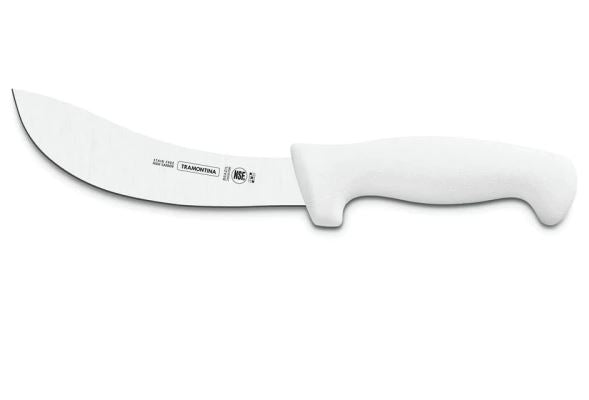 Cuchillo para despellejar curvo 7" Profesional blanco Tramontina 12 piezas