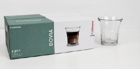 Dovia Juego de 6 Vasos de 290 ml BH