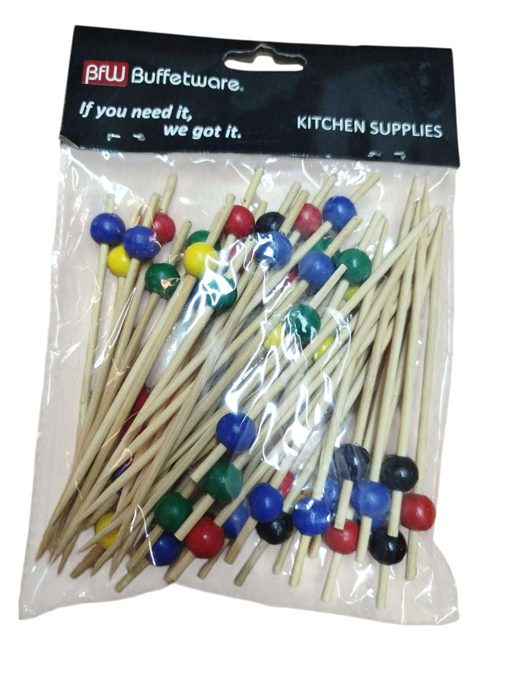 *Palillo de madera 11 cm colores BWTH C/50 Pzas *