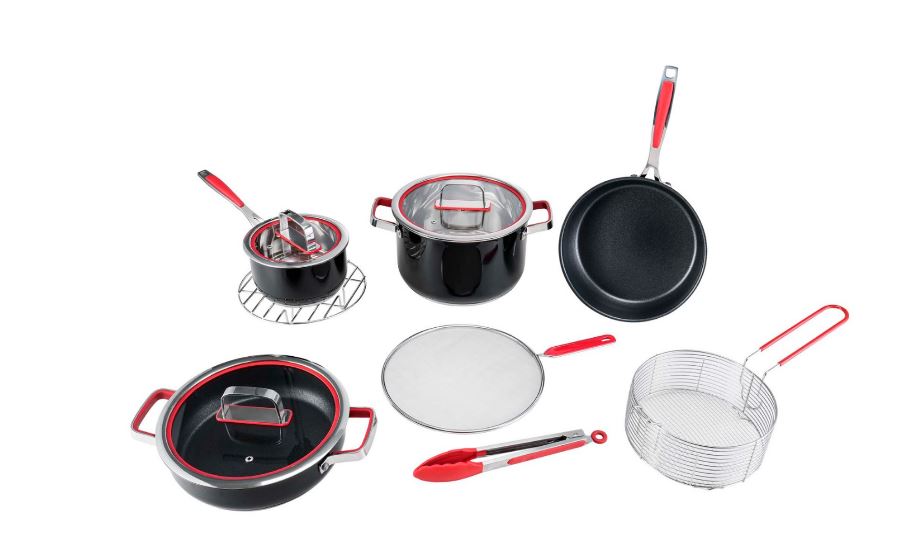 Bateria de Cocina Acero Inox Coccinelle ALPRO