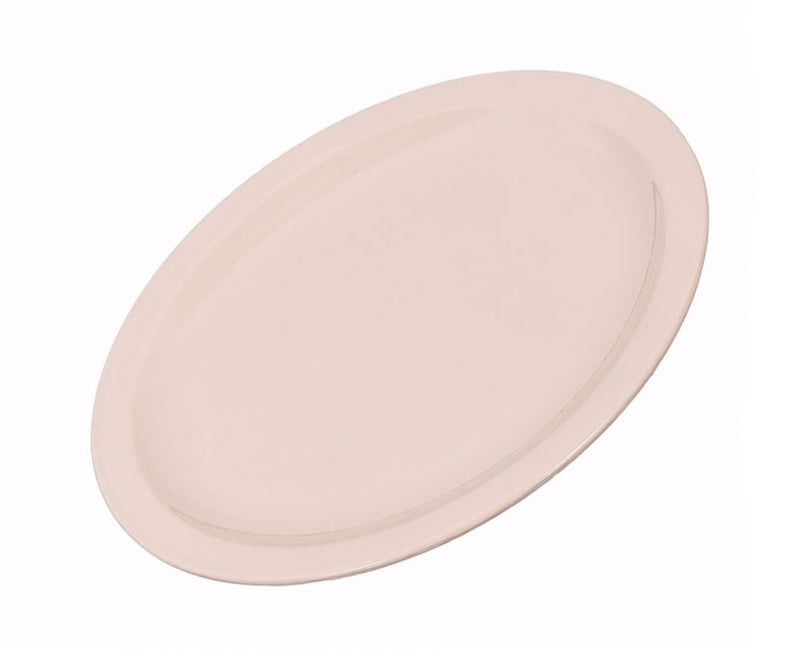 -Linea Melamina Beige Plato Ovalado de diferentes medidas-