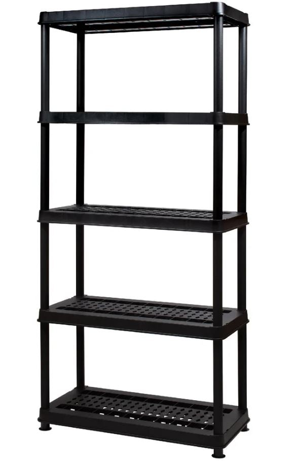 Estantería multiusos de 5 niveles de plastico