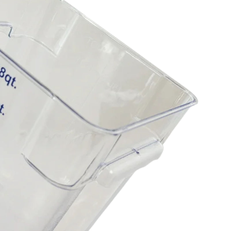 Contenedor Cuadrado Translucido Polipropileno 18 qt BWT