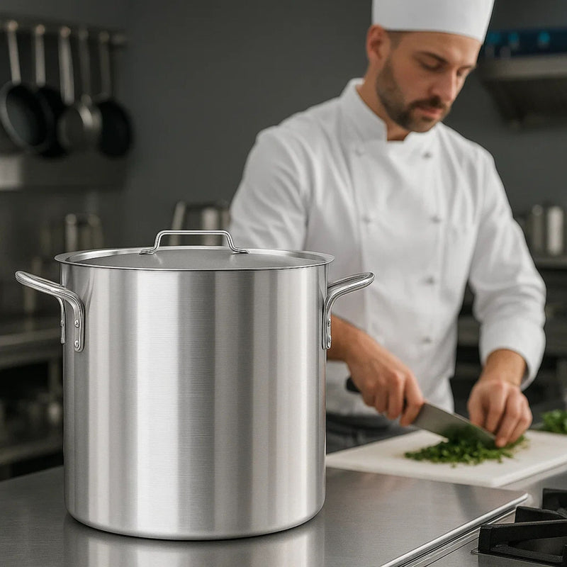 Olla aluminio  con tapa 20 Litros CCS