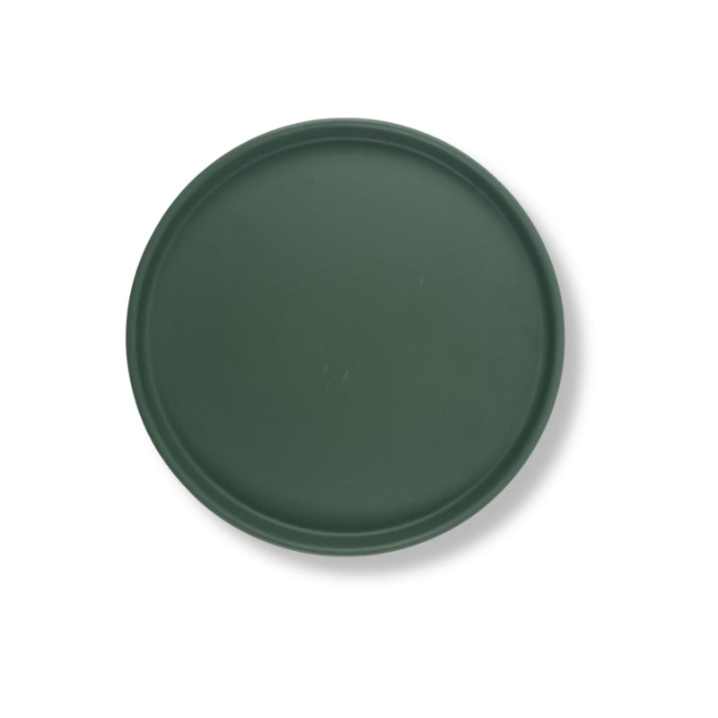 Linea Melamina Verde Mate Plato Barcelona 27 cm