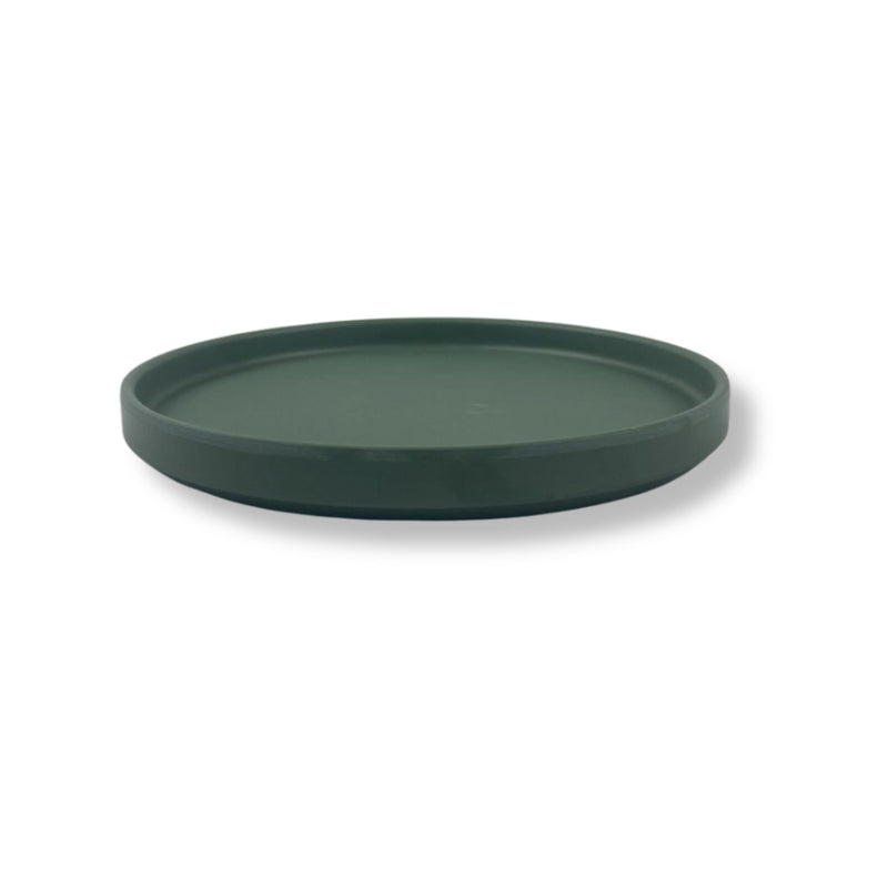 Linea Melamina Verde Mate Plato Barcelona 27 cm