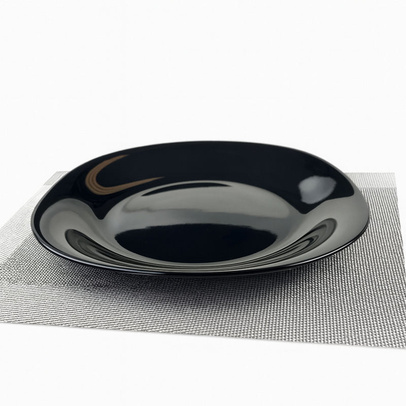 Plato Trinche Venecia Opal Negro - 28 cm