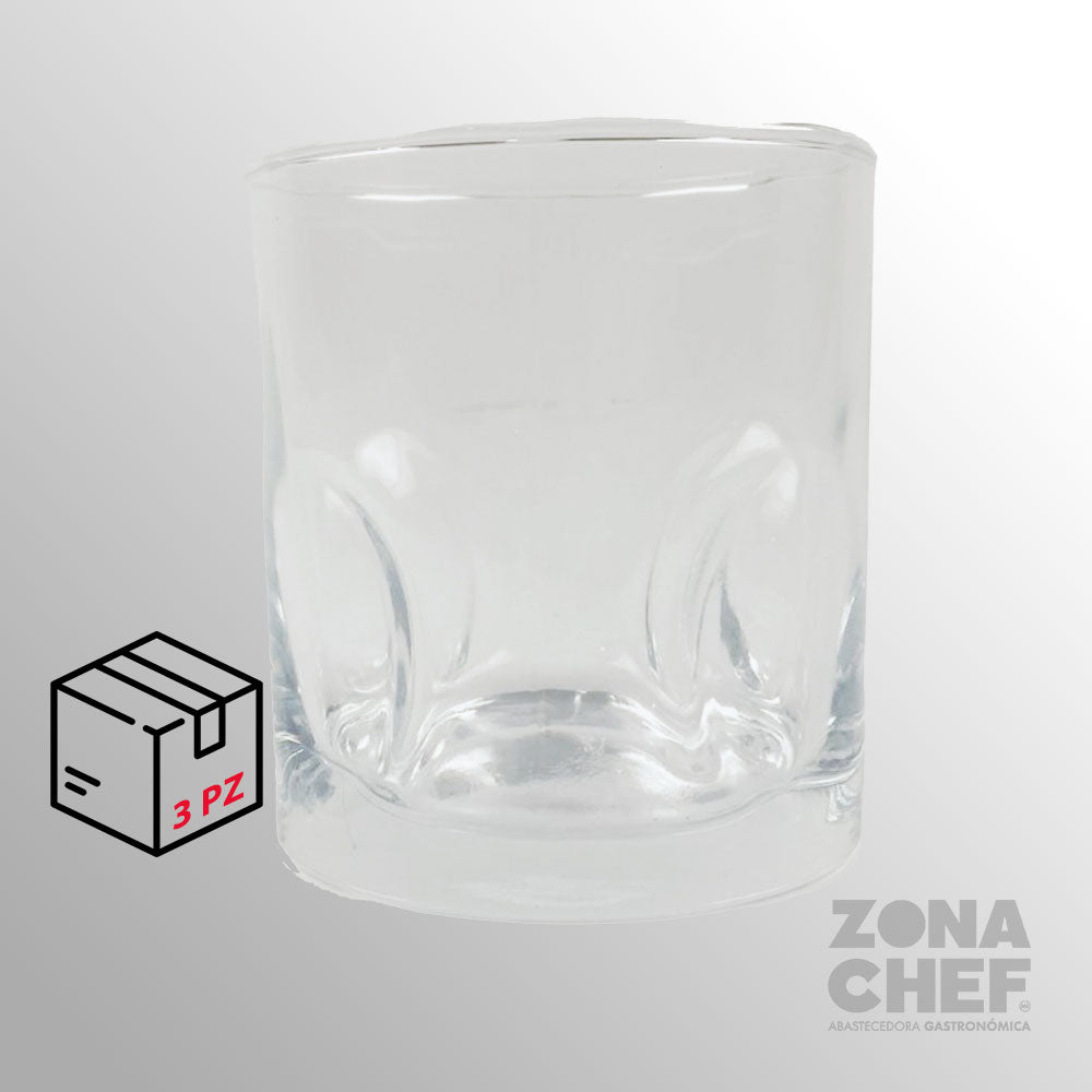 Vaso Pietra DOF 330 ml  Caja con 3 piezas