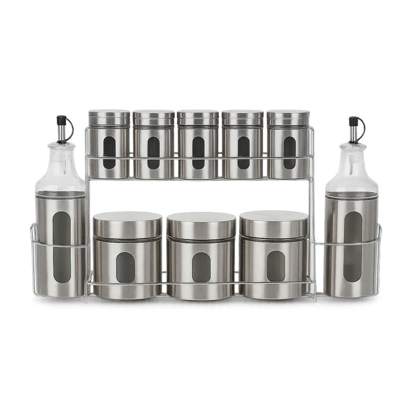 Set de especieros y vinagreras con base Vit