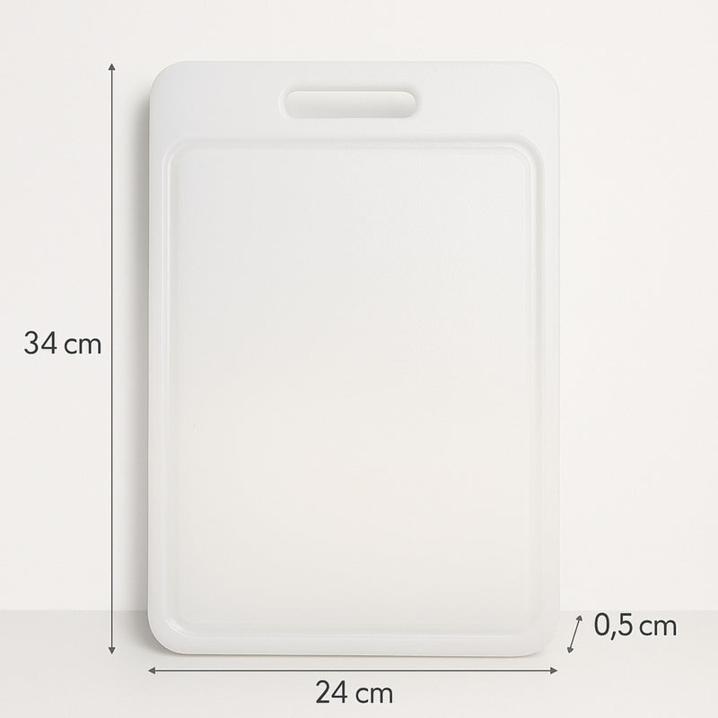 Tabla de Corte 3424.50.5 cm Alta Densidad Blanca TECNIPLAST