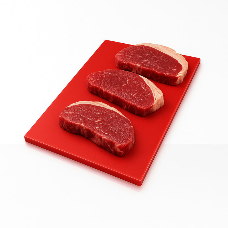 Tabla Placa de Corte 45x30x1.2cm baja densidad Roja Trv