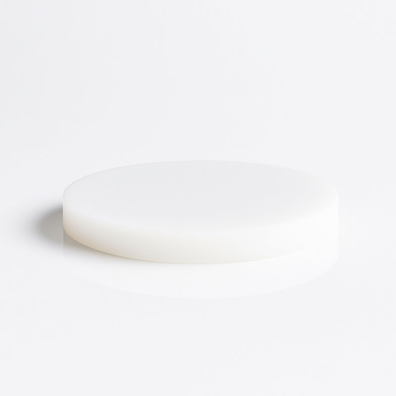 Tabla para Picar Redonda de Taquero 405 cm Blanca TRAVESA