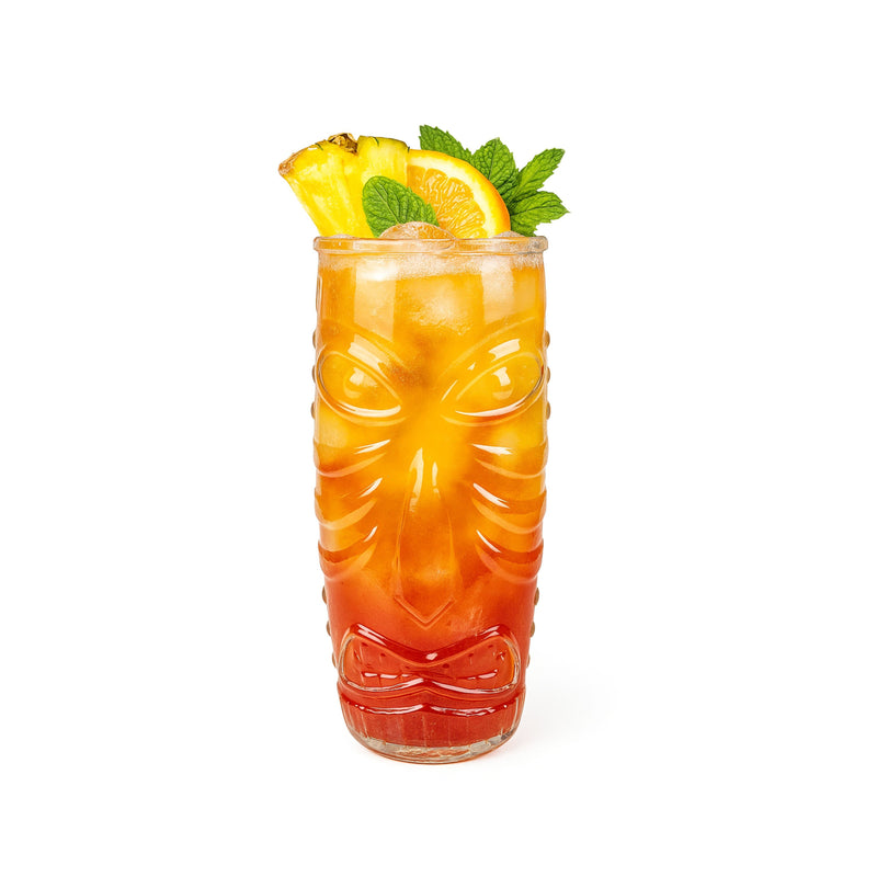 Vaso Tiky Cocktail Calavera 618 ml  Caja con 6 piezas
