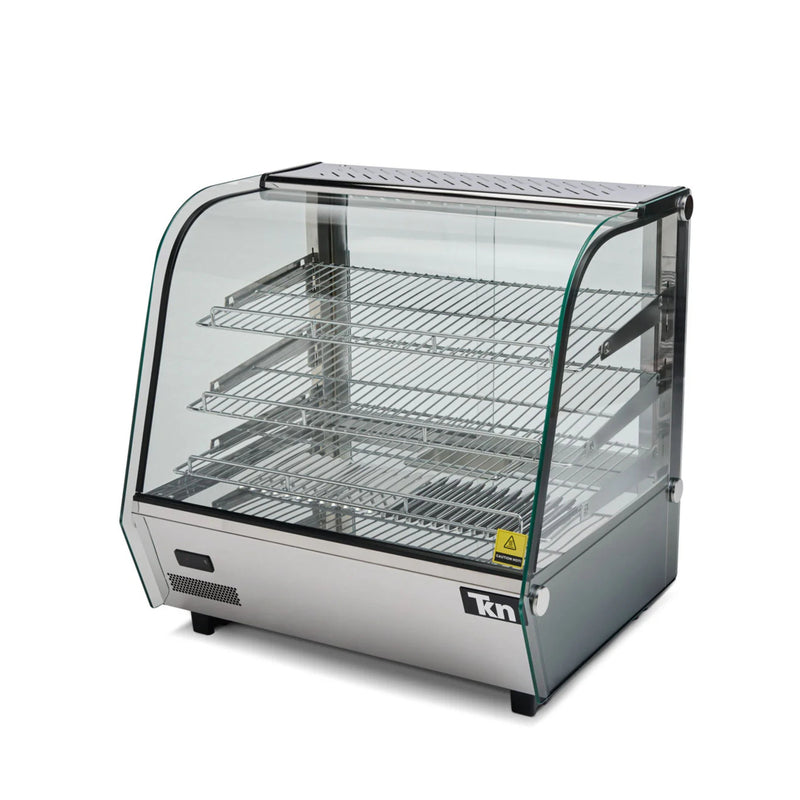 Vitrina Expositora Caliente sobre mostrador 120 Lt