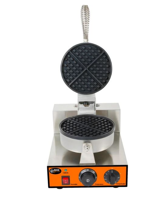 Wafflera americana sencilla comercial de la marca Migsa WAME-1