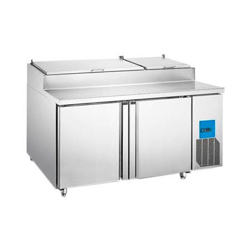 Mesa para Preparacion de Pizzas con 2 puerta 560 lts Mgs