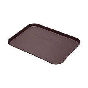 Charola Rectangular Antiderrapante de 14"x18" Cafe BWTH