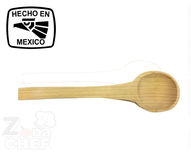 -Cucharas en Madera Rustica para Servir de diferentes Medidas-