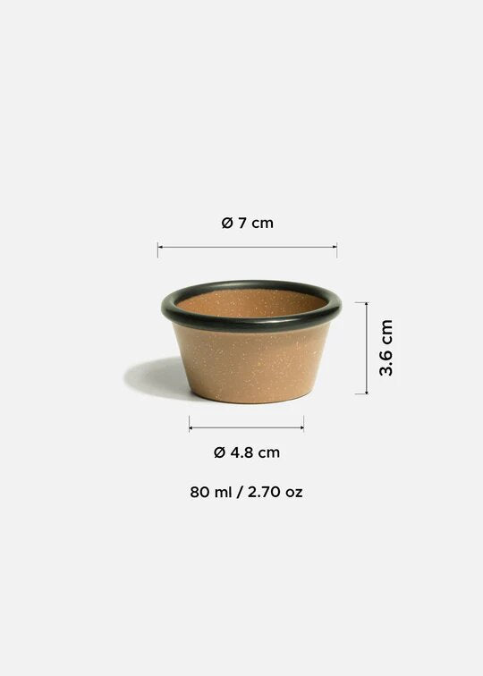 Plato Ramekin terra brown TAV