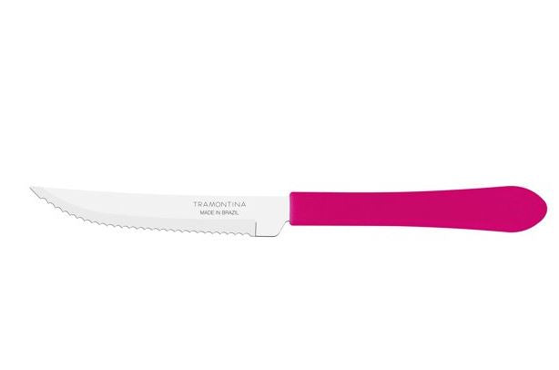 Cuchillo de Asado 4 Tramontina Línea Rosa c/12 piezas