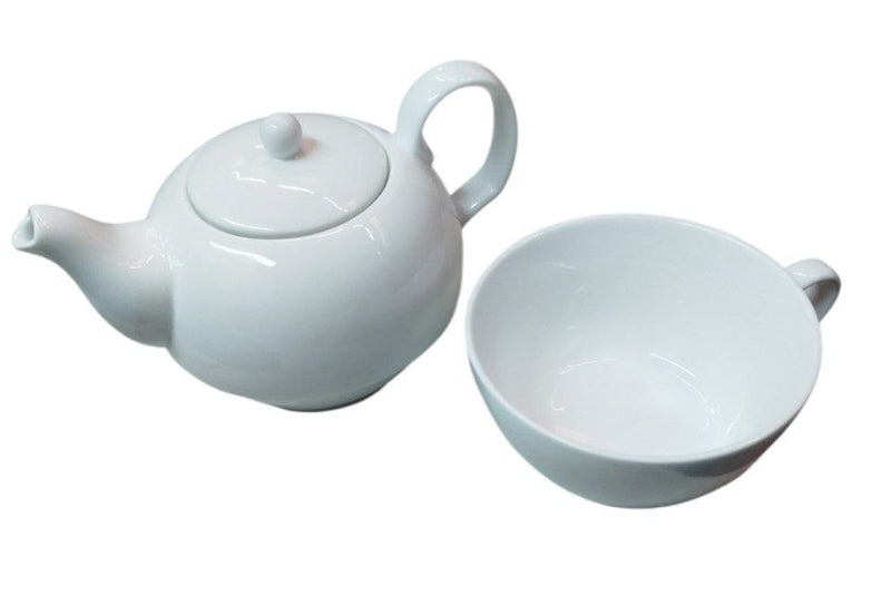 Juego de Tetera y taza porcelana Anf