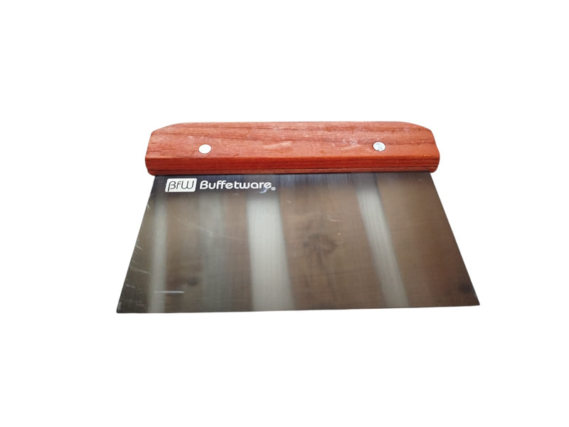 Raspador Cuadrado  Mango Madera 15.2 x 11 cm BWTH