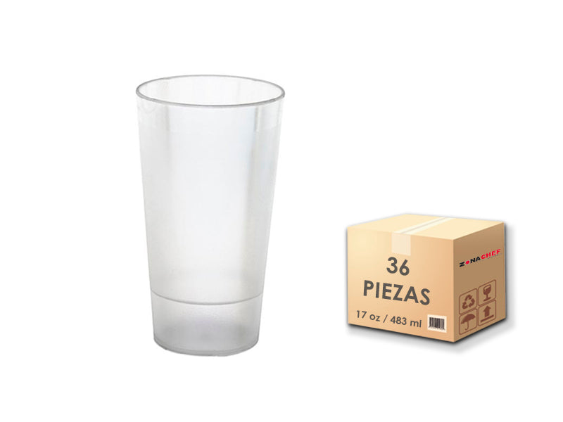 Vaso de Policarbornato Riviera 17 Oz Caja c/36 pzas Tcp