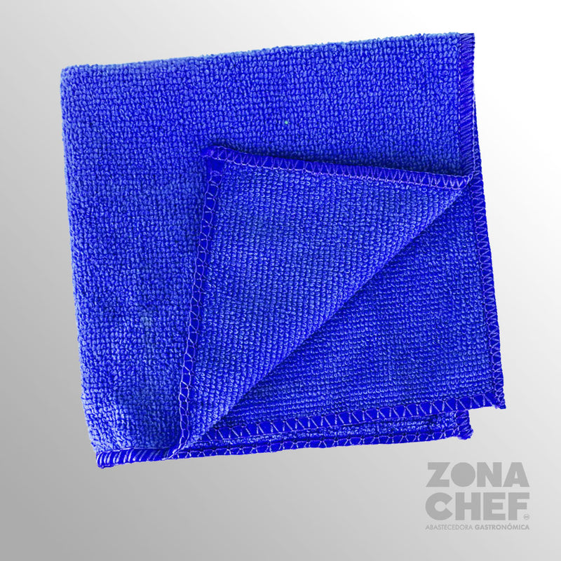 Paño microfibra Azul 40 X40  cm