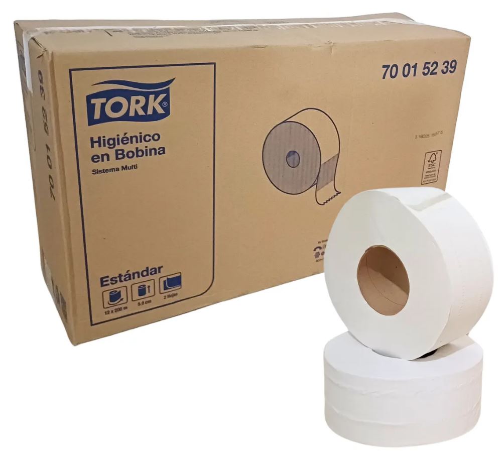 Papel Higienico Bobina 200mts Tork 700152 C/12